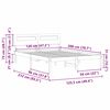 vidaXL Bed Frame with Headboard White 120 x 200 cm Solid Pine Wood
