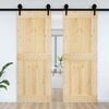 vidaXL Door NARVIK 85x210 cm Solid Wood Pine