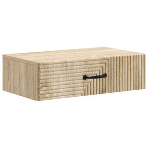 vidaXL Wall-Mounted Side Table 59 x 34.5 x 17 cm Engineered Wood