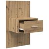 vidaXL Bedside Cabinet with Drawer 2 pcs Artisan Oak 50 x 32.5 x 80cm