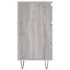 vidaXL Bedside Cabinets 2 pcs Grey Sonoma 40x35x69 cm Engineered Wood