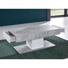 Trendteam Coffee Table Universal CT-124 Stone Grey and White