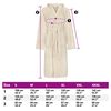 vidaXL Bathrobe KINN Cream XXXL Cotton