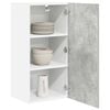 vidaXL Hanging Cabinet Concrete Grey and White 40 x 31 x 80 cm