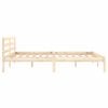 vidaXL Bed Frame without Mattress Solid Wood Pine 140x200cm