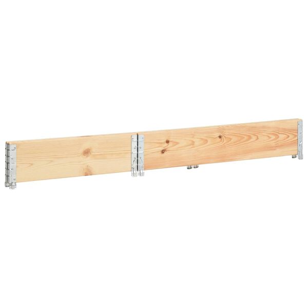 vidaXL Pallet Collar 50x100 cm Solid Pine Wood