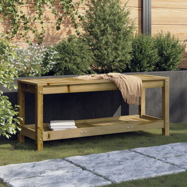 vidaXL Garden Bench 108x35x45 cm Impregnated Wood Pine