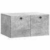 vidaXL Wall-Mounted TV Cabinet Concrete Grey 59.5 x 41 x 30 cm