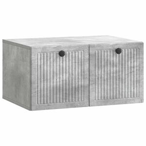 vidaXL Wall-Mounted TV Cabinet Concrete Grey 59.5 x 41 x 30 cm