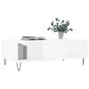 vidaXL Coffee Table White 104x60x35 cm Engineered Wood