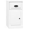 vidaXL Side Cabinet with Drawer White 40x50x75 cm Engineered Wood