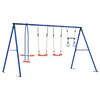 vidaXL Outdoor Swing Set Multicolour 330 x 185 x 185 cm Steel and PE