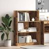 vidaXL Bookcase Old Wood 80x24x109 cm Engineered Wood