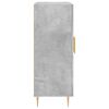 vidaXL Sideboard Concrete Grey 69.5x34x90 cm Engineered Wood