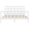 vidaXL Bed Frame without Mattress White 160x200 cm Solid Wood Pine