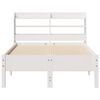 vidaXL Bed Frame without Mattress White 90x190 cm Single Solid Wood Pine
