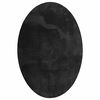 vidaXL Area Rugs Oval HUARTE Black 160 x 230 cm 100% Polyester