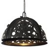 vidaXL Ceiling Light | Black | Iron | Medium | Industrial | Ceiling Light
