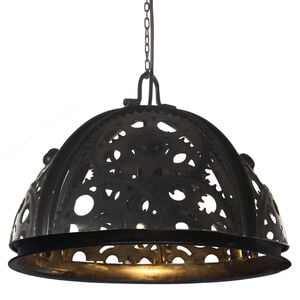 vidaXL Ceiling Light | Black | Iron | Medium | Industrial | Ceiling Light