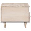 vidaXL Coffee Table with Drawer White 80 x 54 x 40 cm Solid Mango Wood