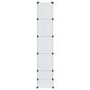 vidaXL Modular Cabinet 18 Compartments White 37x146x180.5 cm