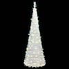 vidaXL Artificial Christmas Tree Pop-up 150 LEDs White 180 cm