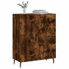 vidaXL Sideboard Smoked Oak 69.5x34x90 cm Engineered Wood