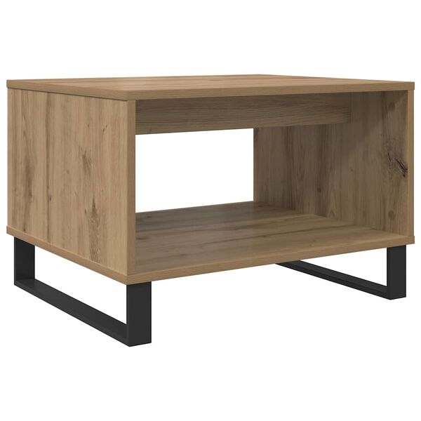 vidaXL Coffee Table Artisan oak 60 x 50 x 40 cm Engineered wood