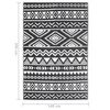 vidaXL Outdoor Rug ARAKIL Black 140x200 cm PP