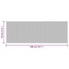 vidaXL Rug Rectangular Dark Brown 70x200 cm Bamboo