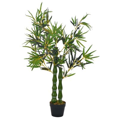 vidaXL Artificial Plant Bamboo with Pot Green 110 cm