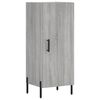 vidaXL Highboard Grey Sonoma 34.5x34x180 cm Engineered Wood