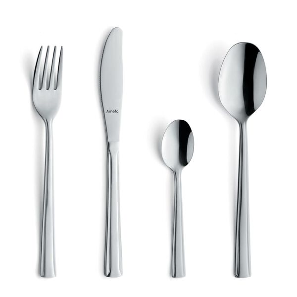 Amefa 24-Piece Cutlery Set Rimini High-gloss Silver