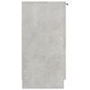 vidaXL Shoe Cabinet Concrete Grey 59x35x70 cm Engineered Wood