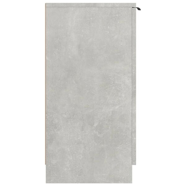 vidaXL Shoe Cabinet Concrete Grey 59x35x70 cm Engineered Wood