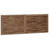 vidaXL Headboard Wall-mounted Natural 140 cm Solid Teak Wood