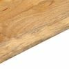 vidaXL Table Top 60x60x2.5 cm Square Solid Wood Mango