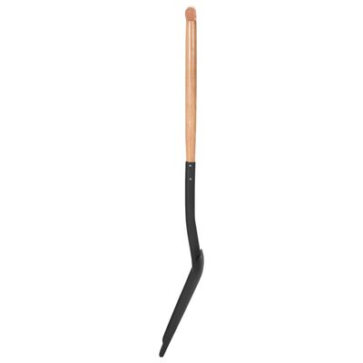 vidaXL Garden Shovel T Grip Steel and Hardwood