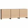 vidaXL Sideboard 3 pcs Old Wood 70 x 41 x 75 cm Engineered Wood