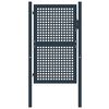 vidaXL Fence Gate Anthracite 102x150 cm Steel