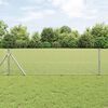 vidaXL Fence Post Silver 50 x 0.8 m (19 x 19 mm mesh) Steel