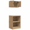 vidaXL Garage Cabinets 2 pcs Artisan Oak Engineered Wood