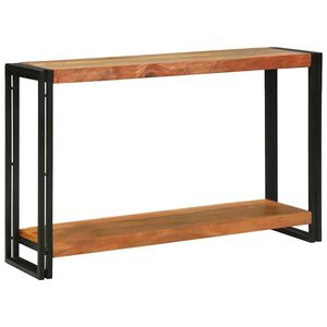 vidaXL Console Table Brown 120 x 33 x 75 cm Solid Acacia Wood