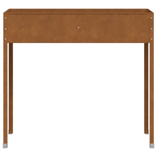 vidaXL Garden Planter 100.5x40.5x90 cm Weathering Steel