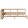 vidaXL Bookcase Bed without Mattress 100x200 cm Solid Wood Pine