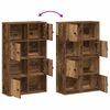 vidaXL Bookcase Old Wood 60x24x101.5 cm Engineered Wood