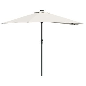 vidaXL Garden Parasol Sand 294 x 150 x 224 cm Polyester and Steel