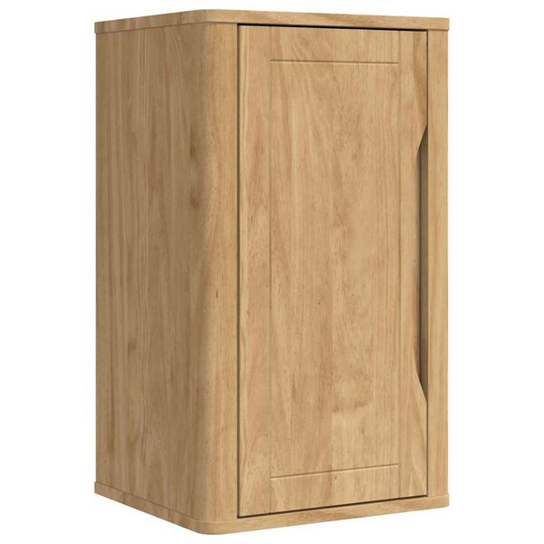 vidaXL Bathroom Wall Cabinet Wax Brown 35 x 30 x 60 cm Solid Pine Wood