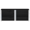 vidaXL Garden Planter Black 150x50 cm Solid Wood Pine