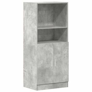 vidaXL Kitchen Cabinet Concrete Grey 57x41,5x131,5 cm Engineered Wood